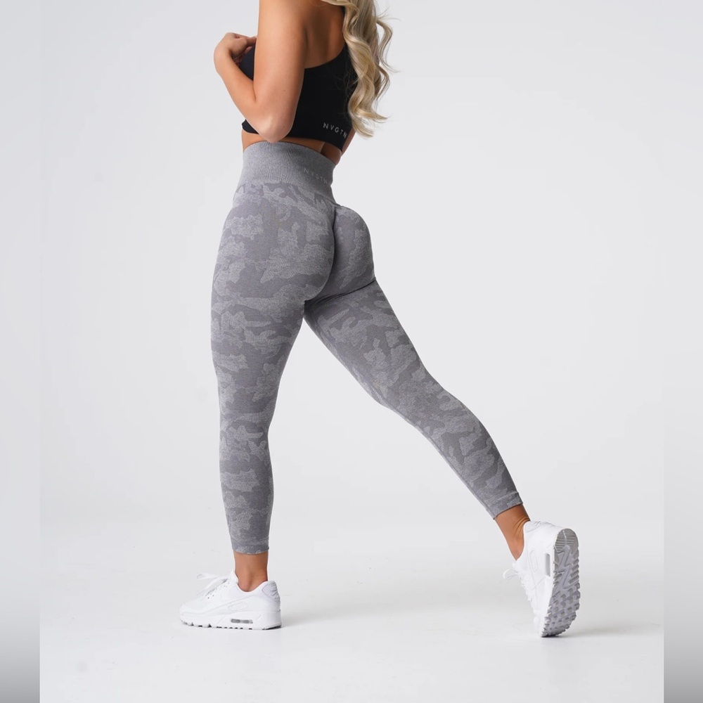 NVGTN Grey Camo seamless leggings